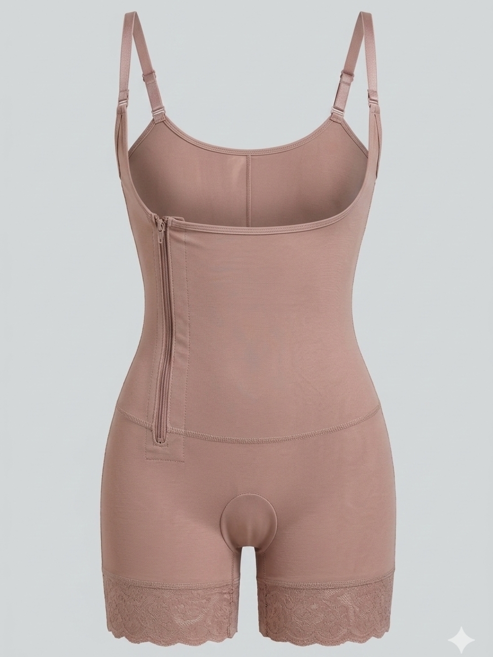 High Compression Colombian Faja Shaper - Side Zip - Nude - Size S